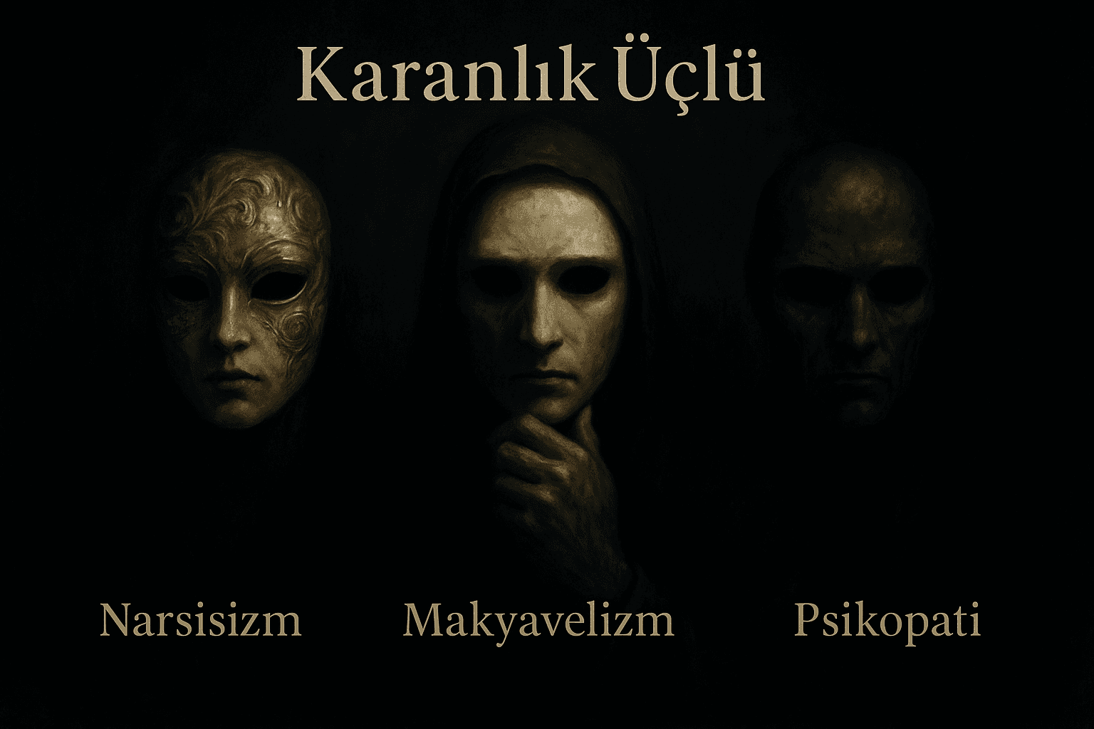 Karanlık Üçlü: Narsisizm, Makyavelizm ve Psikopati